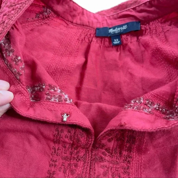Madewell Camellia Embroidered Tunic  - Picture 8 of 10